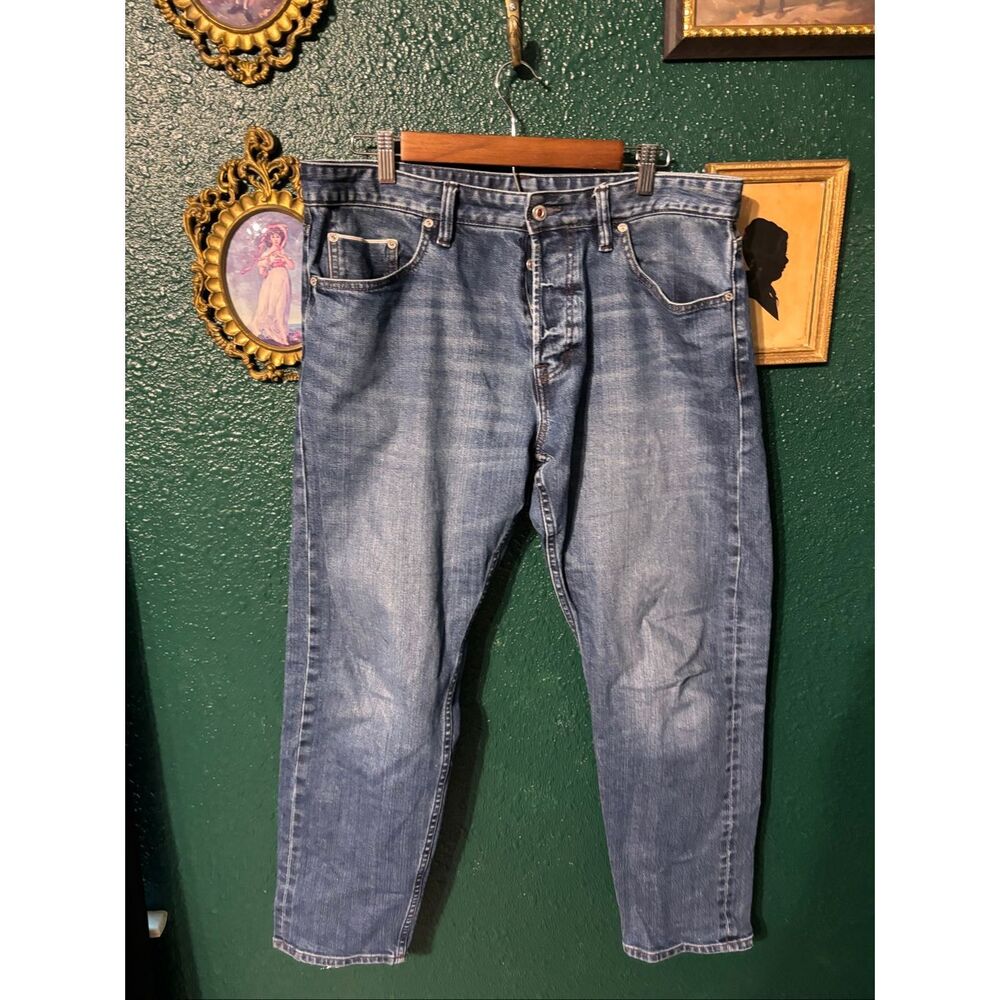 Japanese Selvedge Jeans Mens 35x30  Bonobos Denim Dark Wash Buttonfly